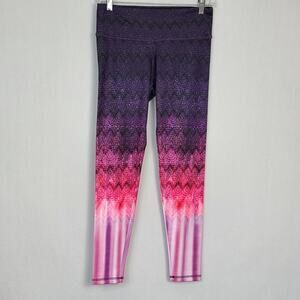 Flywheel Teagan Lotus Ombre Legging SZ L NWT